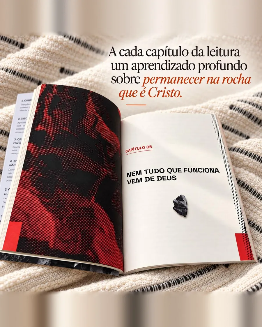 A cada capítulo, um aprendizado sobre permanecer na rocha que é Cristo
