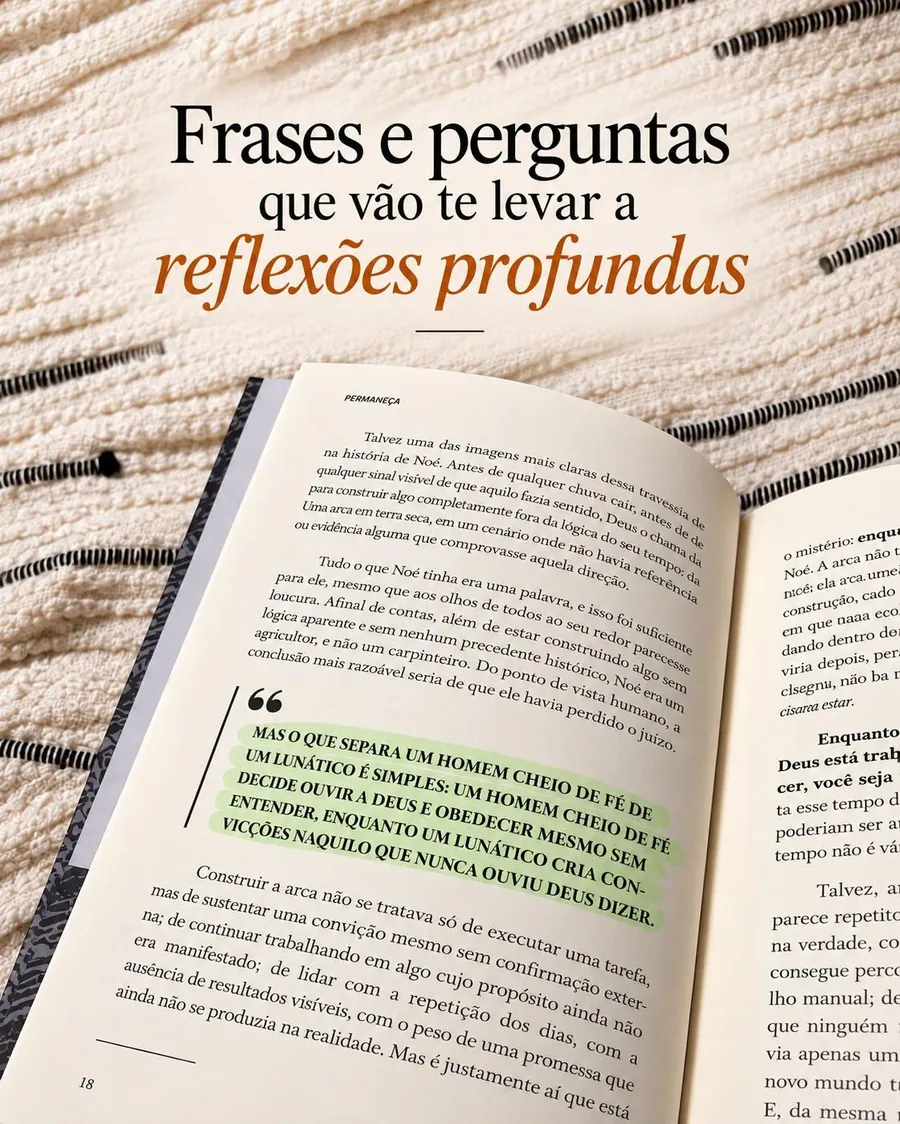 Frases e perguntas que levam a reflexões profundas